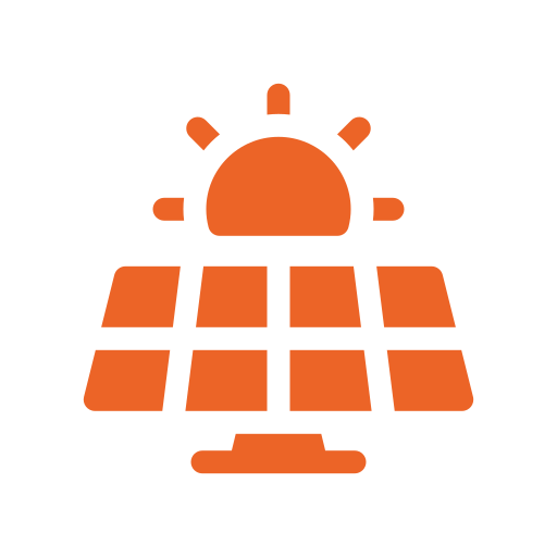 Ikon av solcelle panel 